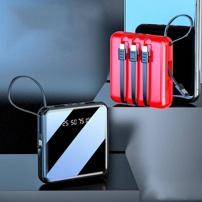 3,600 mAh Powerbanks with 3-in-1 Charging Cables