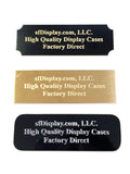 3x1 Engraving Plate with 3 lines of text - sfDisplay.com