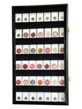 42 Collector NGC PCGS ICG Coin Slab Display Case Cabinet - sfDisplay.com