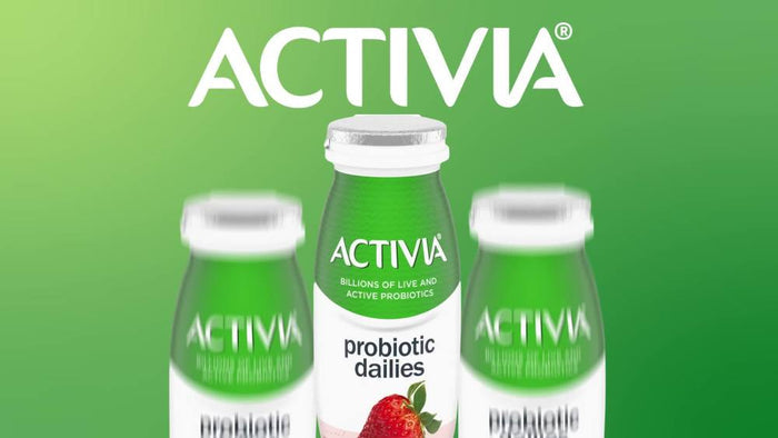 Activia Probiotic Dailies Strawberry Lowfat Probiotic Yogurt Drinks, 3.1 fl oz, 8 Count