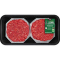 All Natural* 93% Lean/7% Fat Lean Ground Beef Patties, 4 Count, 1 lb Tray