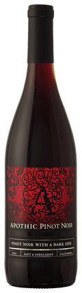 Apothic Pinot Noir Red Wine, California, 750ml Glass Bottle