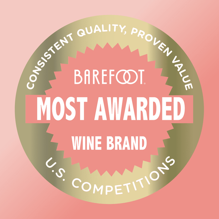 Barefoot Peach Fruitscato Wine, California, 1.5 Liter Glass Bottle