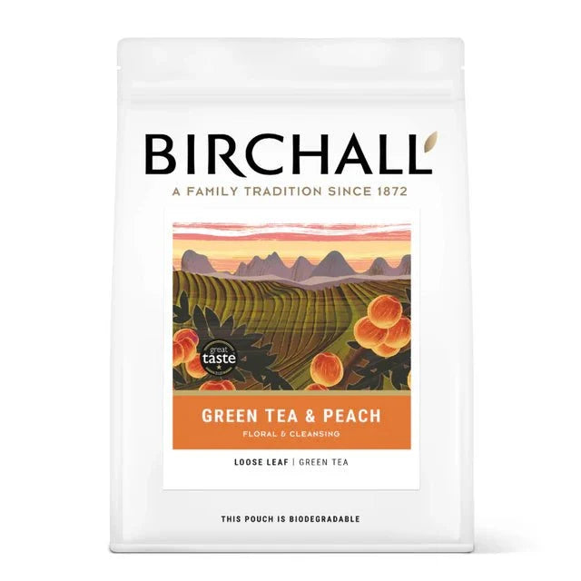 Birchall Loose Green Tea & Peach (125 Gr) - John Street Beverage