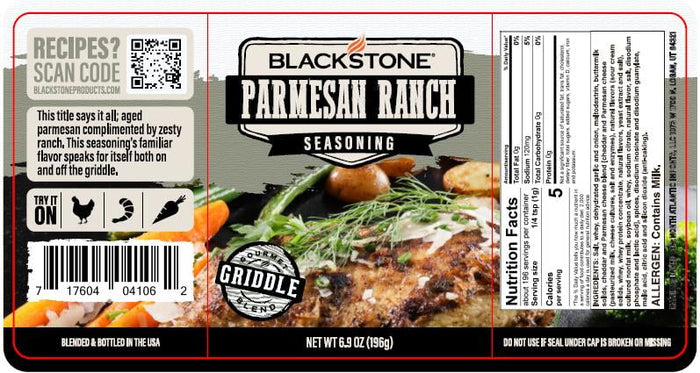 Blackstone Parmesan Ranch Savory Dry Mix Seasoning, 7.3 oz