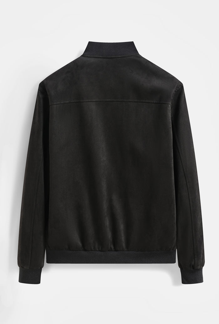 Blouson Bomber Homme Simili Daim