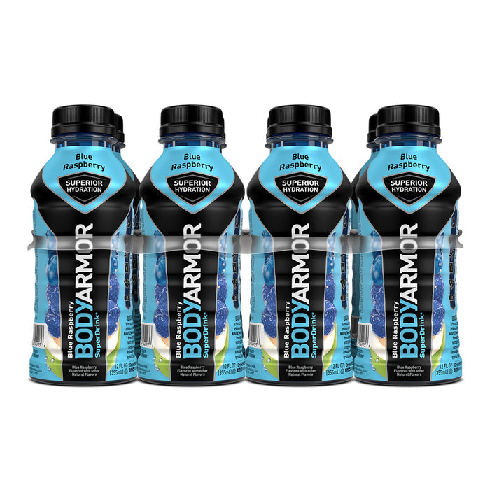 BODYARMOR Sports Drink, Blue Raspberry, 12 Fl. Oz., 8 count