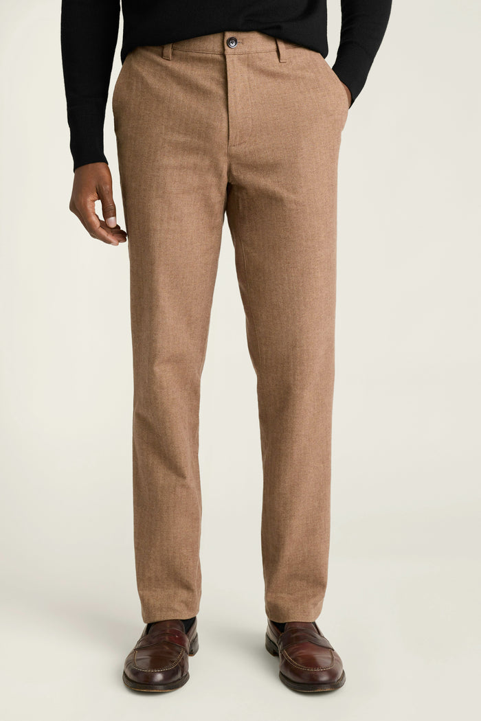 Brushed Herringbone Chino