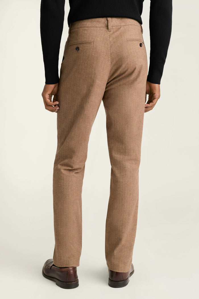 Brushed Herringbone Chino