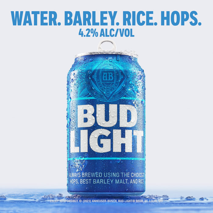 Bud Light Beer, 20 Pack, 16 fl oz Glass Bottles, 4.2% ABV, Domestic Lager