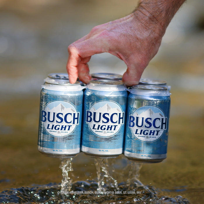 Busch Light Beer, 6 Pack Beer, 16 fl oz Cans, 4.1% ABV, Domestic