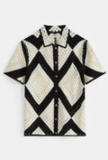 Chemise Crochet Homme motifs bonhomme