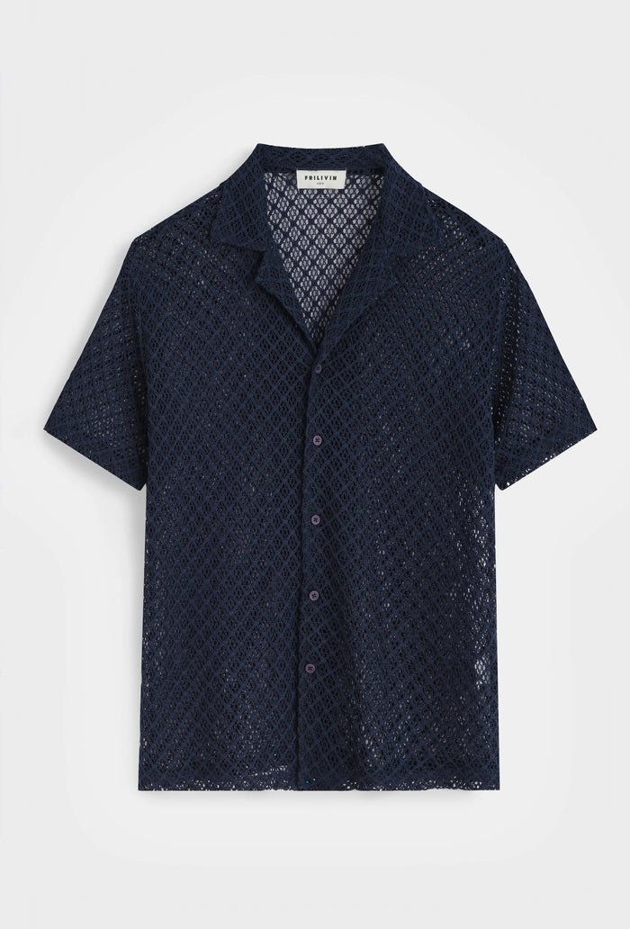 Chemise Homme manches courtes bonhomme