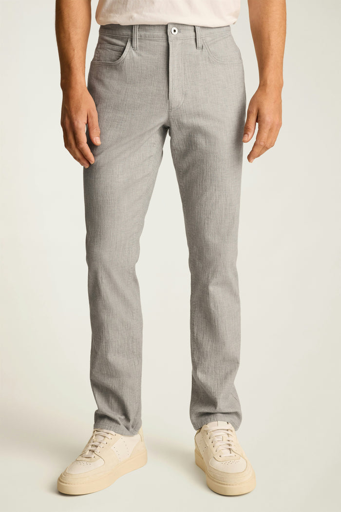 Coastal Linen 5-Pocket Pant - grey