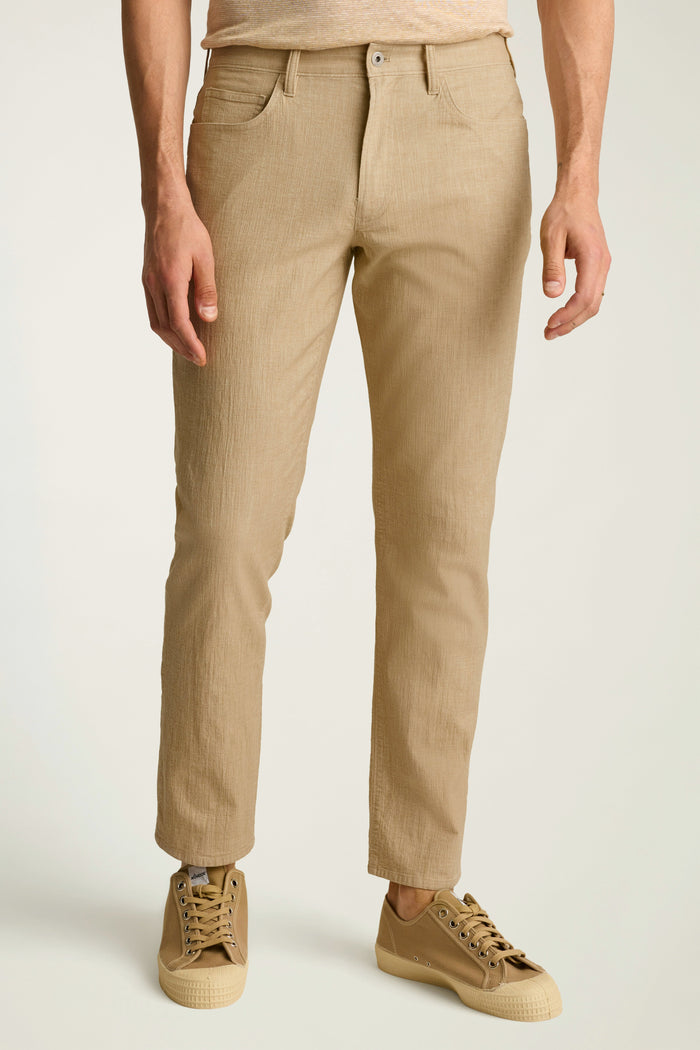 Coastal Linen 5-Pocket Pant - beige