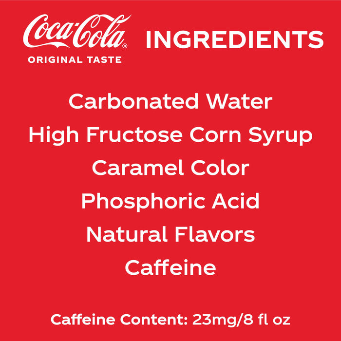 Coca-Cola Soda Pop, 8 fl oz, 6 Pack Glass Bottles