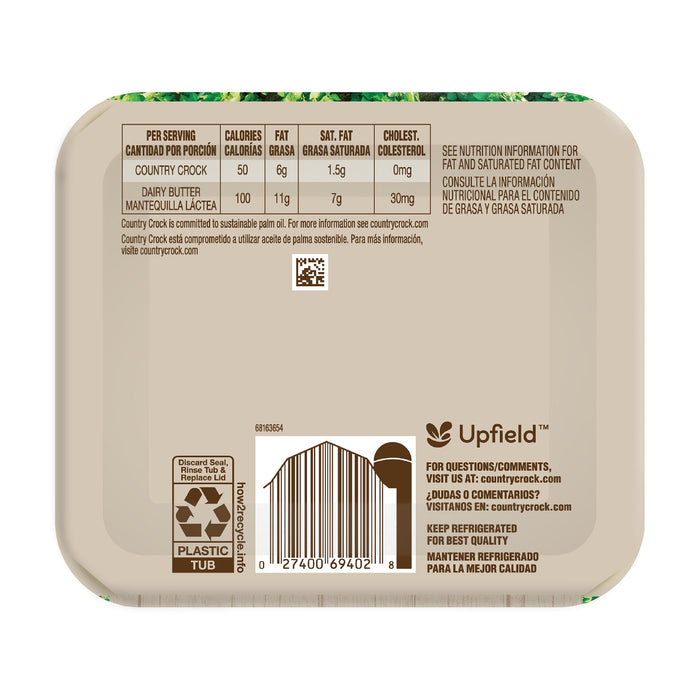 Country Crock Original Vegetable Oil Spread, 67.5 oz Tub (Refrigerated)