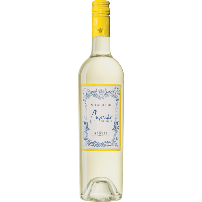 Cupcake Vineyards Moscato Italian White Wine, 750 ml Glass, ABV 13.00%