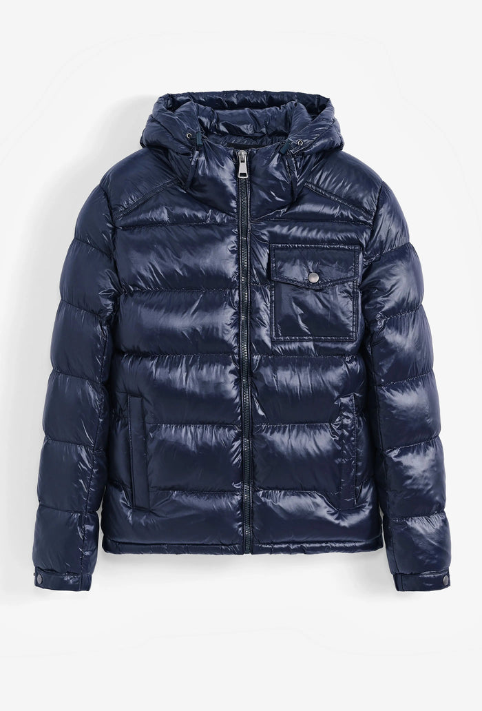 Doudoune Homme Bleu Nuit – Chaude, Légère et Style Streetwear bonhomme