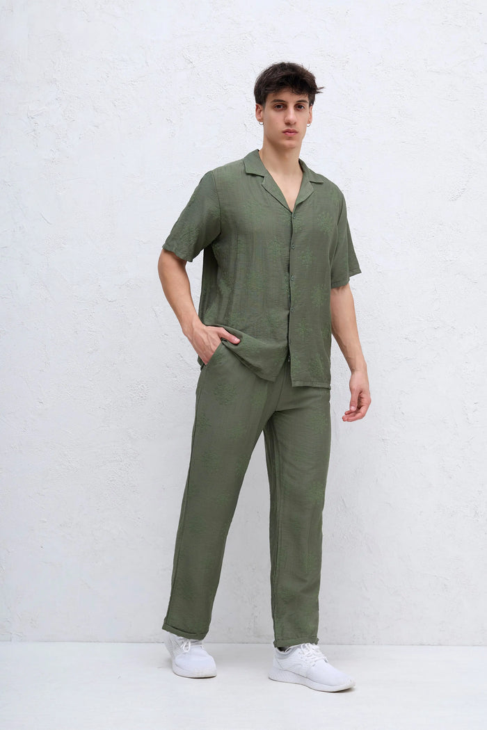 Ensemble Chemise et Pantalon Kaki bonhomme