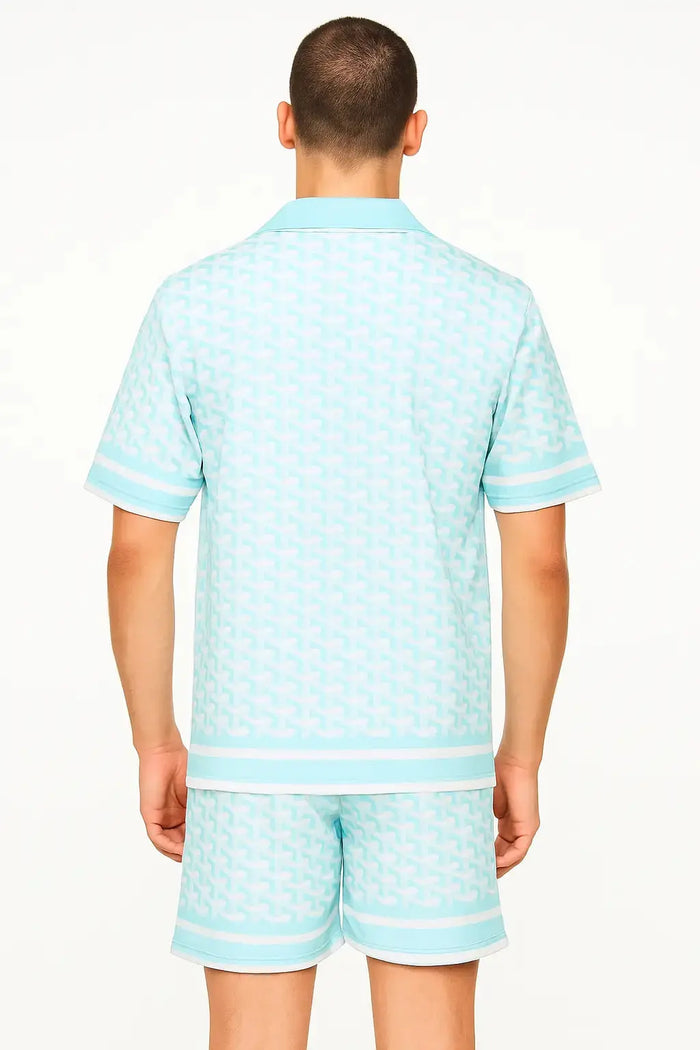 Ensemble Chemise et Short Ciel Blanc bonhomme