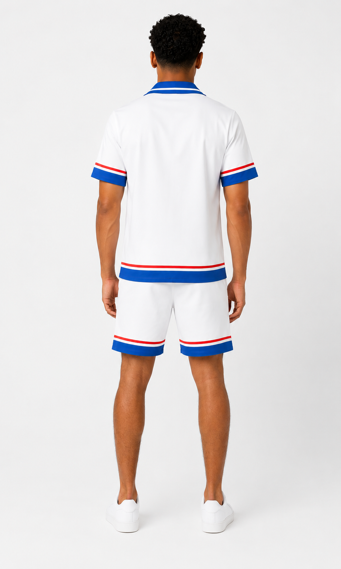 Ensemble chemise Short Paris Marine