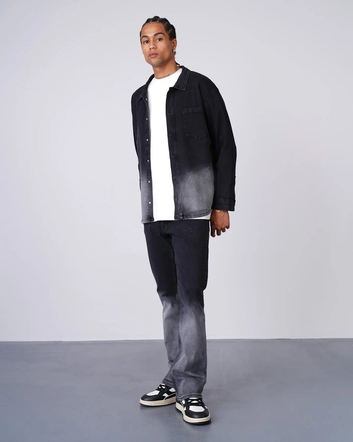Ensemble Jean Homme Noir Dégradé bonhomme