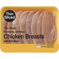 Freshness Guaranteed Thin-Sliced Boneless Skinless Chicken Breasts, 1.7 - 3.0 lb Tray