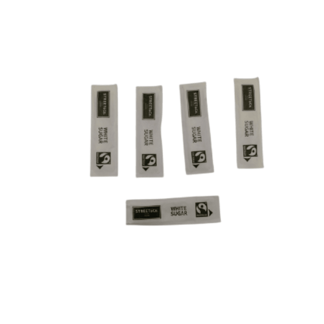 F/T Street & Co White Sugar Sticks (Flat) (1000) - John Street Beverage