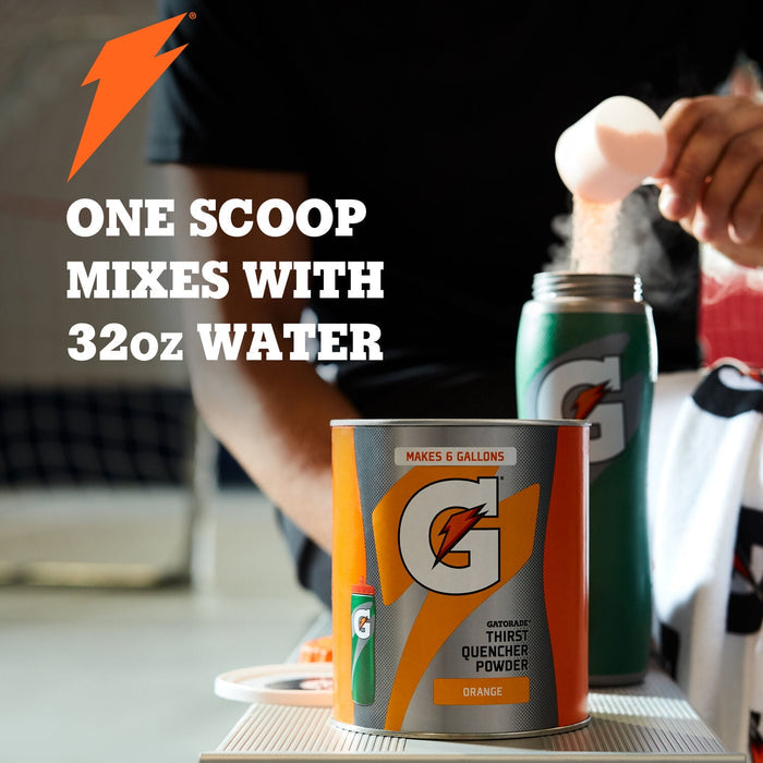 Gatorade Orange Thirst Quencher Sports Drink Mix Powder, 51 oz Canister