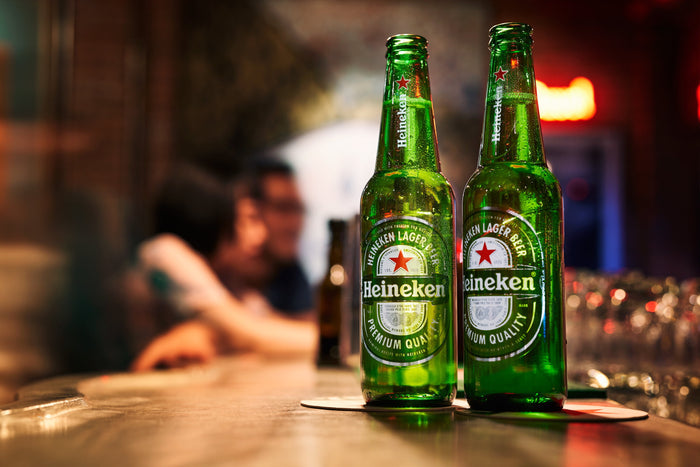 Heineken Original Lager Beer, 24 Pack, 12 fl oz Bottles, 5% Alcohol by Volume