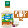 Hidden Valley Gluten Free Keto-Friendly Buttermilk Ranch Salad Dressing and Topping, 36 fl oz