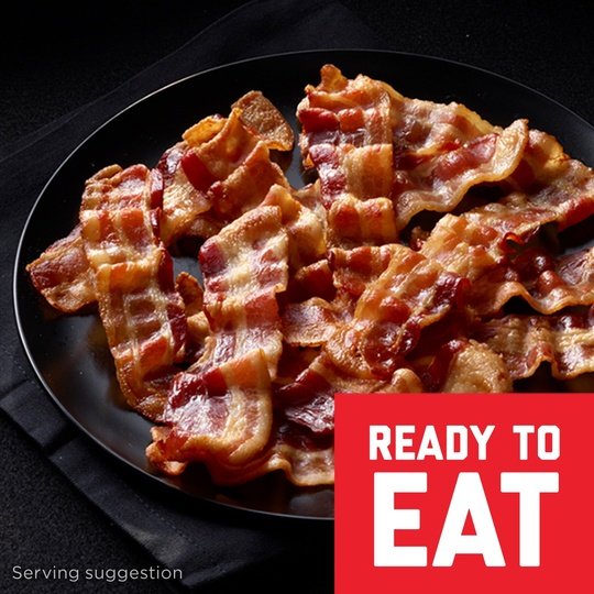 HORMEL BLACK LABEL Pork Bacon, Fully Cooked, Family Pack, 7.56 oz PlasticPackage