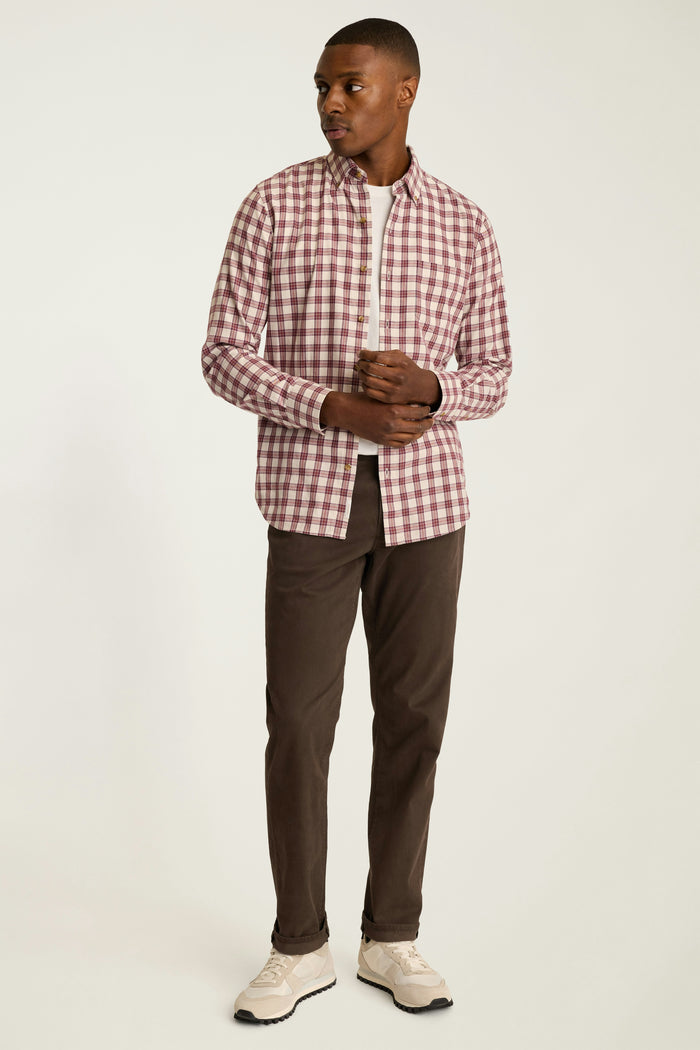 Italian Brushed 5-Pocket Pants
