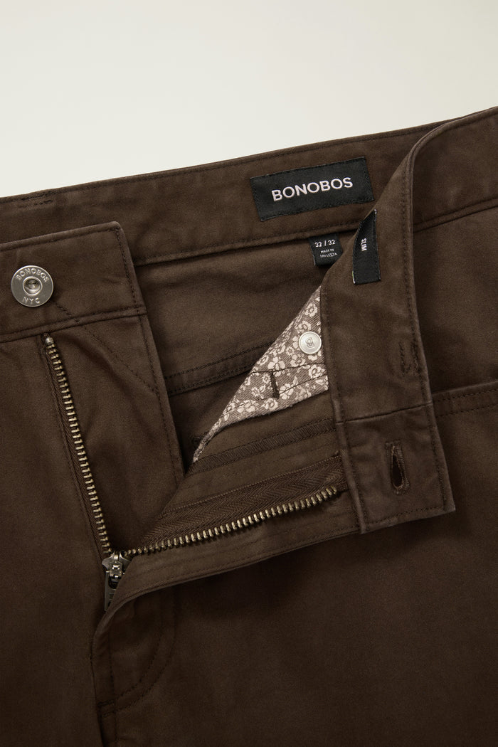 Italian Brushed 5-Pocket Pants