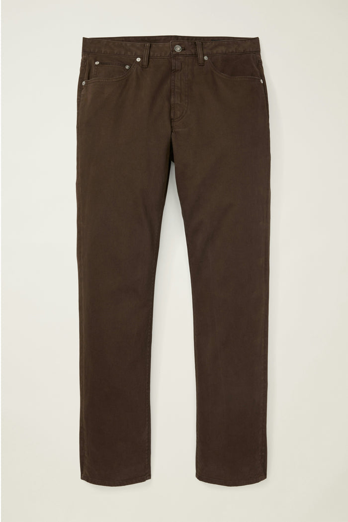 Italian Brushed 5-Pocket Pants