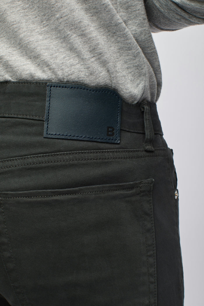 Italian Textured 5-Pocket Pants