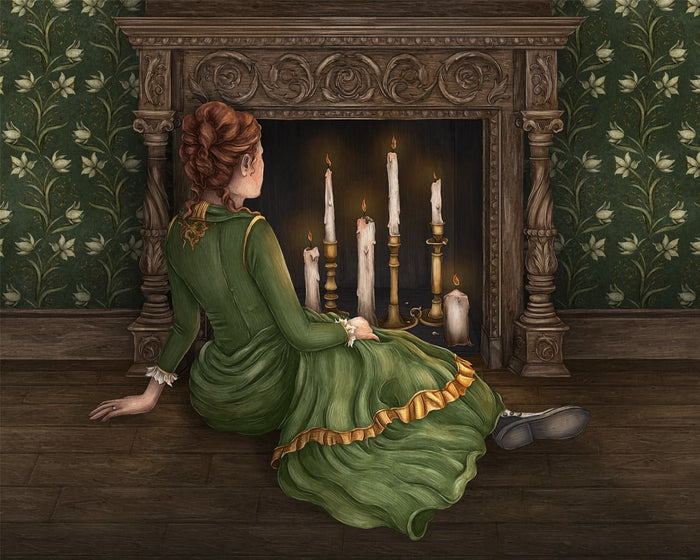 Jessica Roux: Green Scene Print