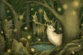 Jessica Roux: White Hart Print