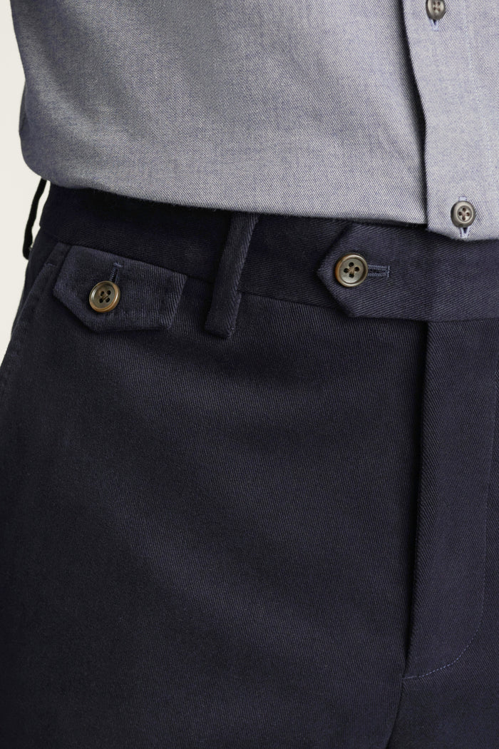 Jetsetter Italian Brushed Cotton Dress Pant