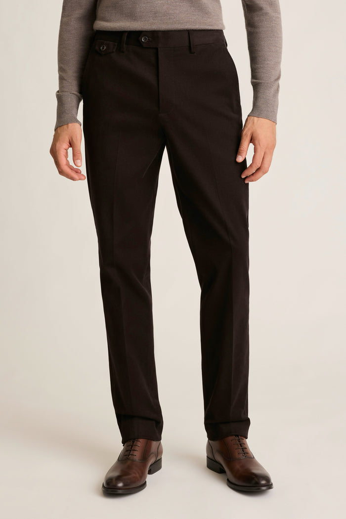 Jetsetter Italian Brushed Cotton Dress Pant