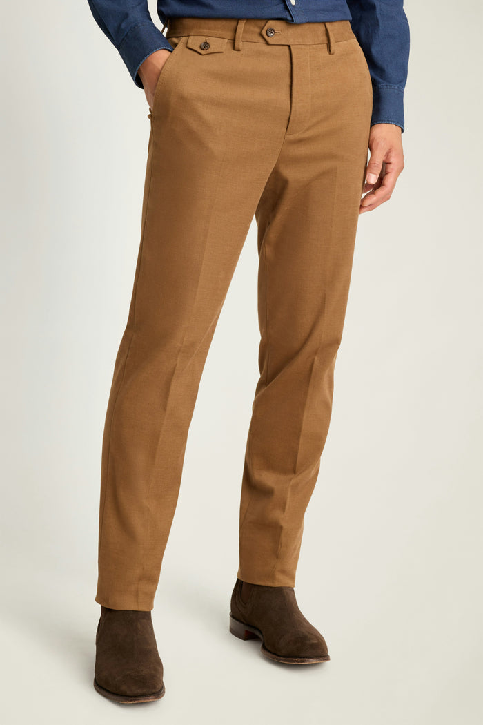 Jetsetter Italian Brushed Cotton Dress Pant