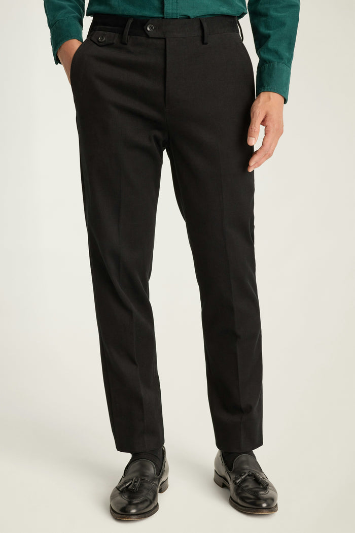 Jetsetter Italian Brushed Cotton Dress Pant