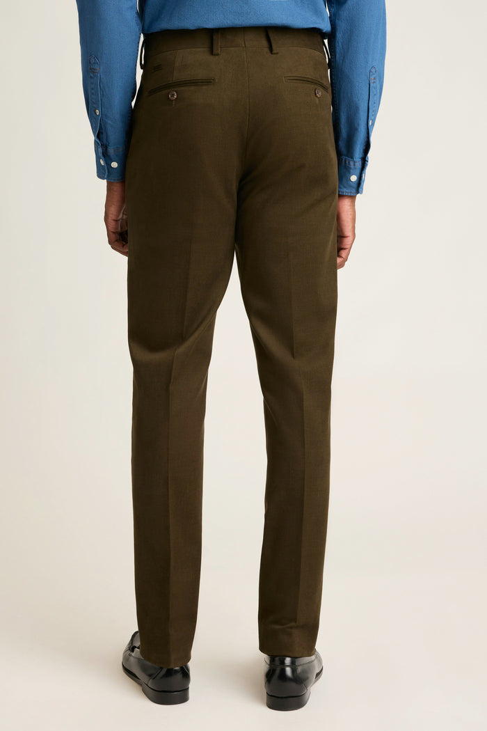 Jetsetter Italian Brushed Cotton Dress Pant