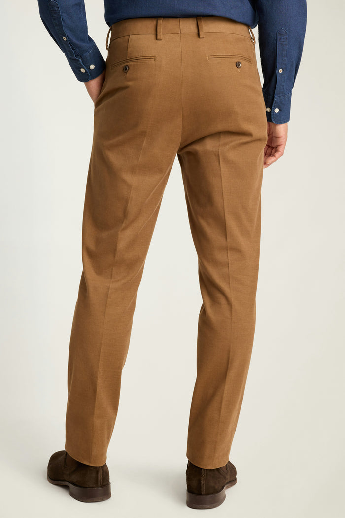 Jetsetter Italian Brushed Cotton Dress Pant