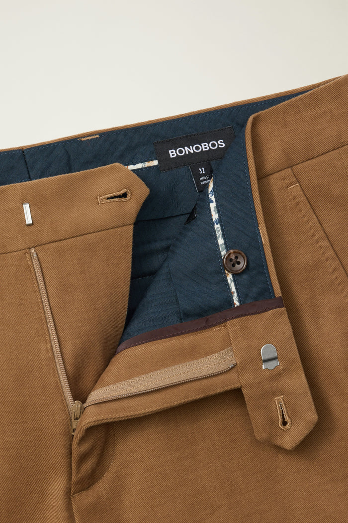 Jetsetter Italian Brushed Cotton Dress Pant