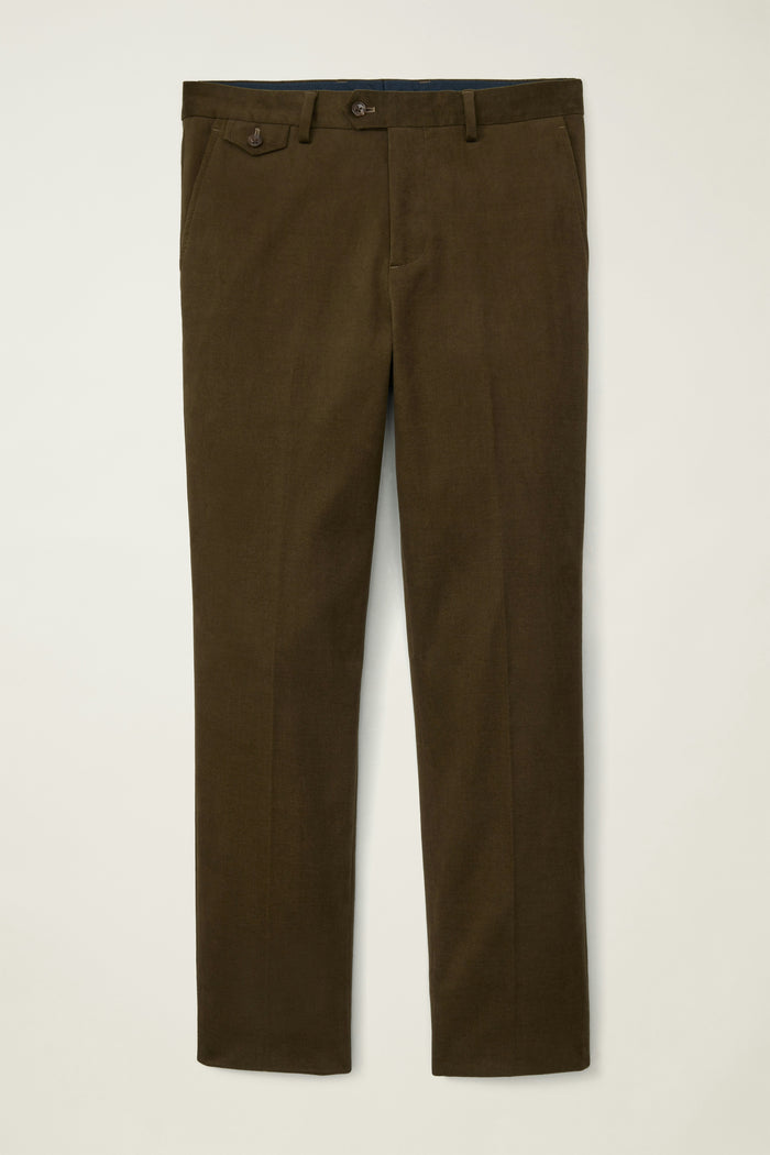 Jetsetter Italian Brushed Cotton Dress Pant