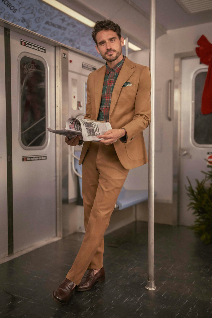 Jetsetter Italian Brushed Cotton Dress Pant