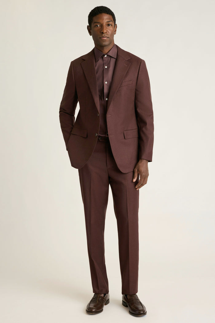 Jetsetter Italian Brushed Wool Dress Pant