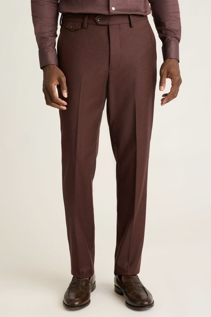 Jetsetter Italian Brushed Wool Dress Pant